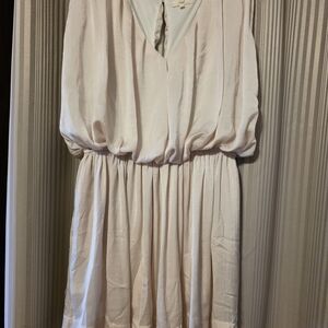 Easel Cream Sleeveless Romper